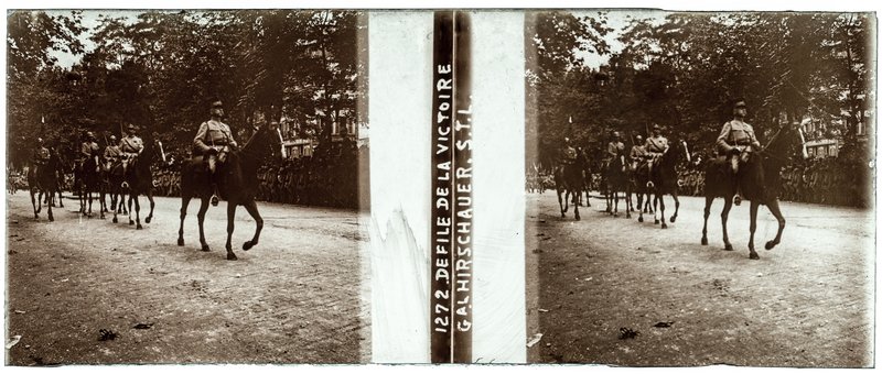 1272 - Défilé de la victoire général Hirschauer S.T.L — France-Paris-Champs-Elysées — 1919