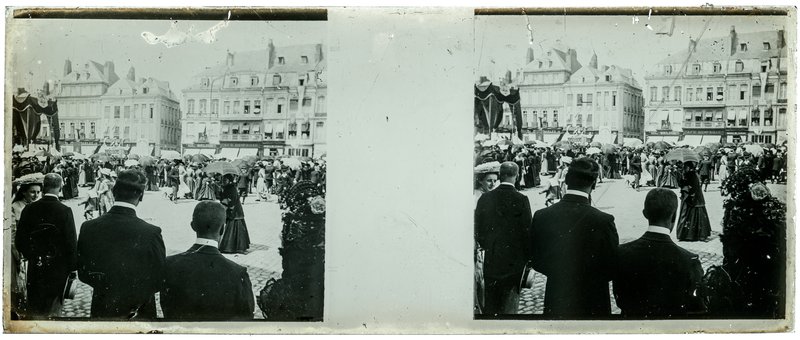 Belgique-Bruxelles grand-place - 1909 — Belgique-Bruxelles grand-place — 1909
