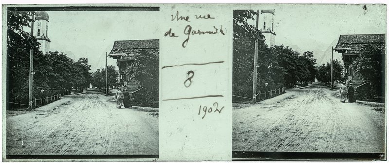 Une rue de Garmish - 8 - 1902 — Allemagne-Garmish-Partenkirchen — 1902