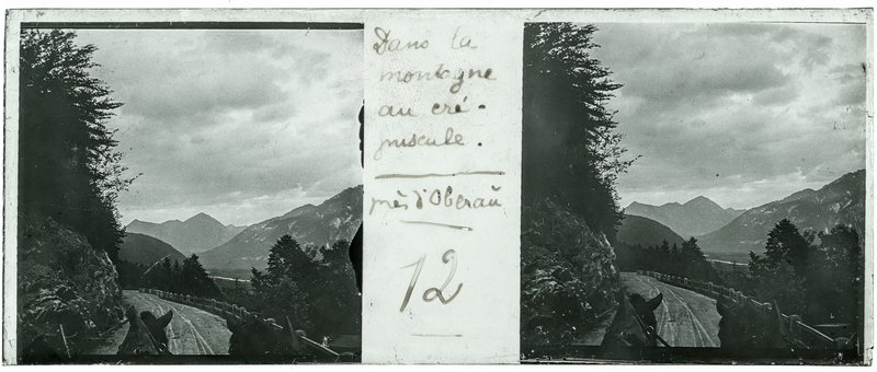 Dans la montange au crépuscule - près d'Obereau - 12 — Allemagne-Obereau -