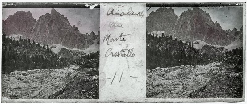 Avalanche au Monte Cristallo - 11 — Italie-Auronzo di cadore Mont Cristallo — 1902