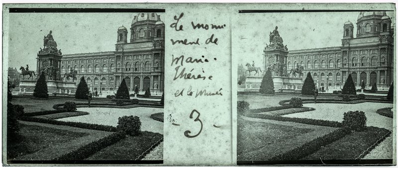 Le monument de Marie-Thérèse et le musée - 3 — Autriche-Vienne Maria-Theresien-Platz — 1902