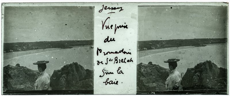 Jersey - Vue prise du promotoire de St Brélade sur la baie — France-Jersey Saint-Brelade -