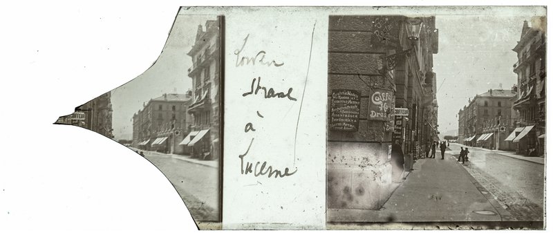 Lowen Strasse à Lucerne — Suisse-Lucerne-Löwenstrasse — 1902
