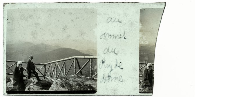 Au sommet du Puy de Dôme — France-Orcines-Sommet Puyde Dome — 1928