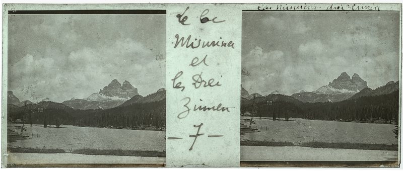 Le lac Misurina et les Drei Zinnen - 7 — Italie-Ritten-Lac misurina — 1902