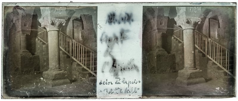 M.S.M. Crypte de l'Aquilon - décor de la prison de  — France-Mont Saint-Michel