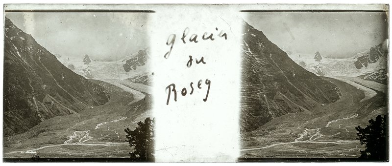 Glacier du roseg — Suisse-Pontresina Roseg -