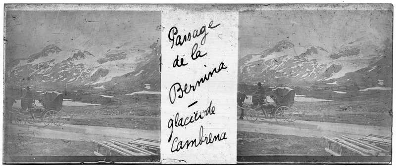 Passage de la Bernina - Glacier de Cambrena — Suisse-Poschiavo Cabrena -
