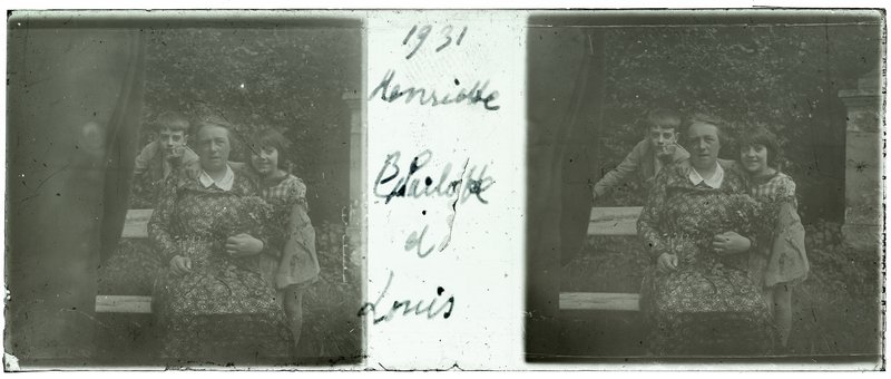 1931 Henriette Charlotte et Louis — France-Lille-Esquermes — 1931