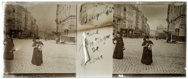 Types de Bruxelloise - Rue montagne de la Cour — Belgique-Bruxelles rue montagne de la Cour -