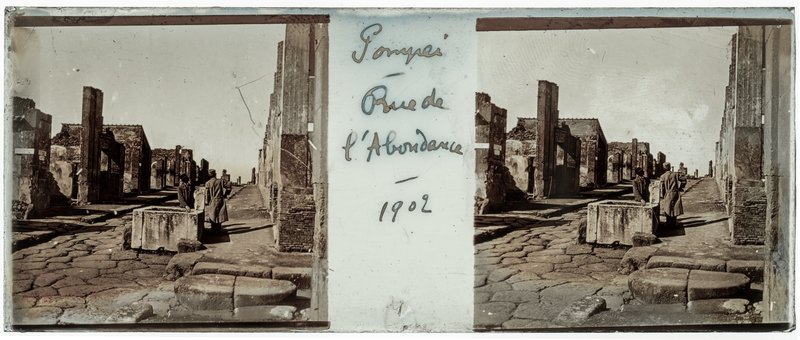 Pompéi - Rue de l'Abondance - 1902 — Italie-Pompéi — 1902