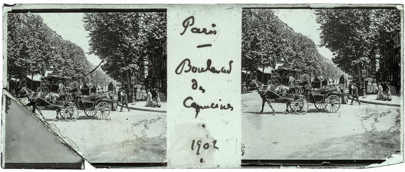 Paris - Boulevard des Capucines - 1902 — France-Paris boulevard des Capucines — 1902