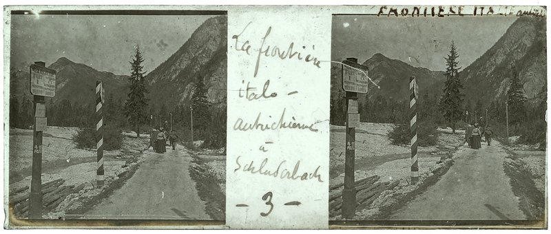 La frontière italo - autrichienne à Schluderbach - 3 — Italie-Schluderbach — 1902