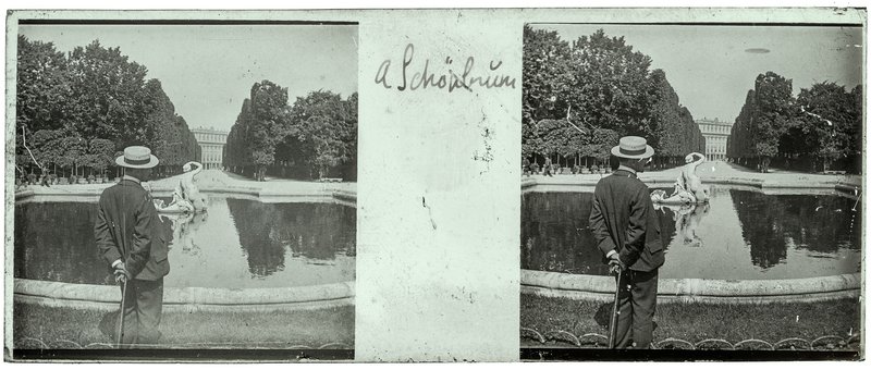 A Schönbrün — Autriche-Vienne Schonbrunn — 1902