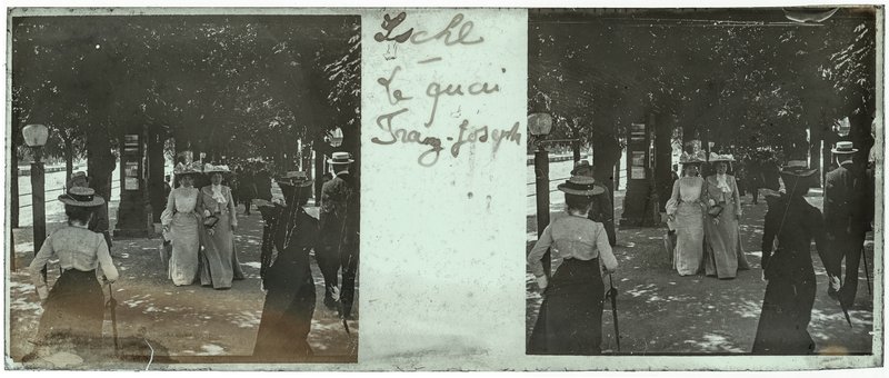 Ischl - Le quai Franz-Joseph — Autriche-Bad ISchl Franz-josef-strasse — 1902