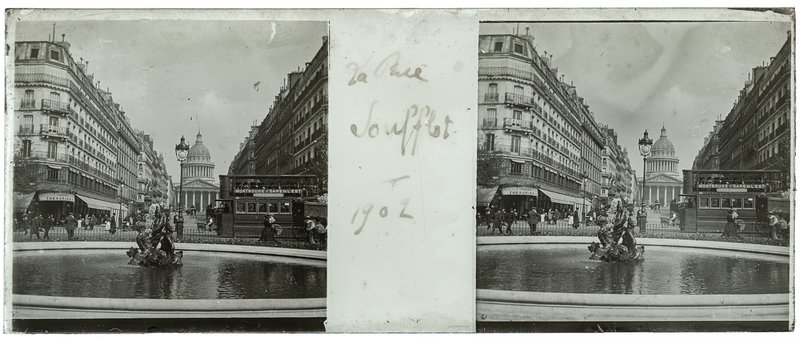 La rue Soufflot - 1902 — France-Paris rue Soufflot — 1902