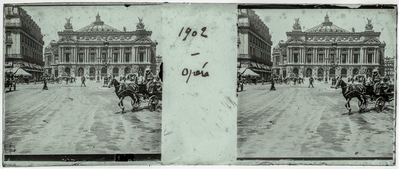 1902 - Opéra — France-Paris place de l'Opéra — 1902