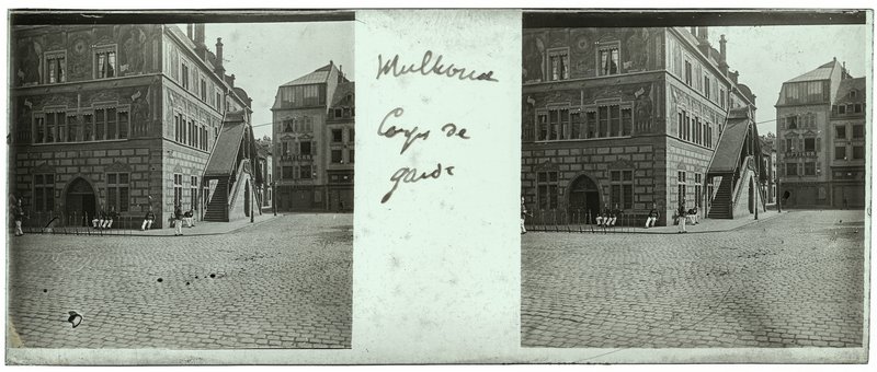Mulhouse Corps de garde — France-Mulhouse place de la Réunion -