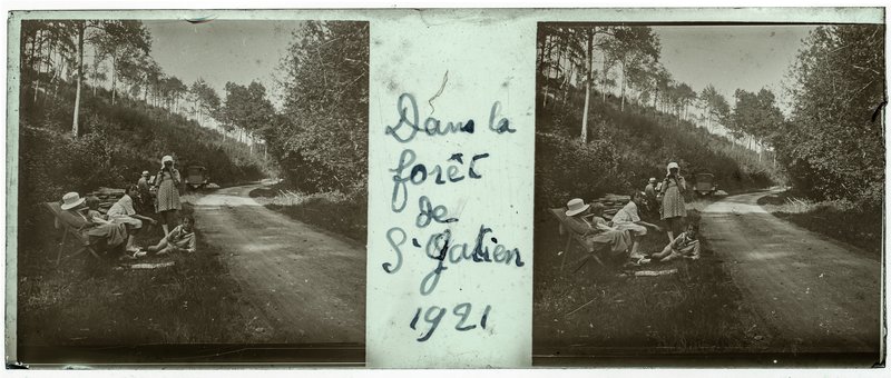 Dans la forêt de Saint Gatien 1921 — France-Saint-Gatien-des-Bois — 1921